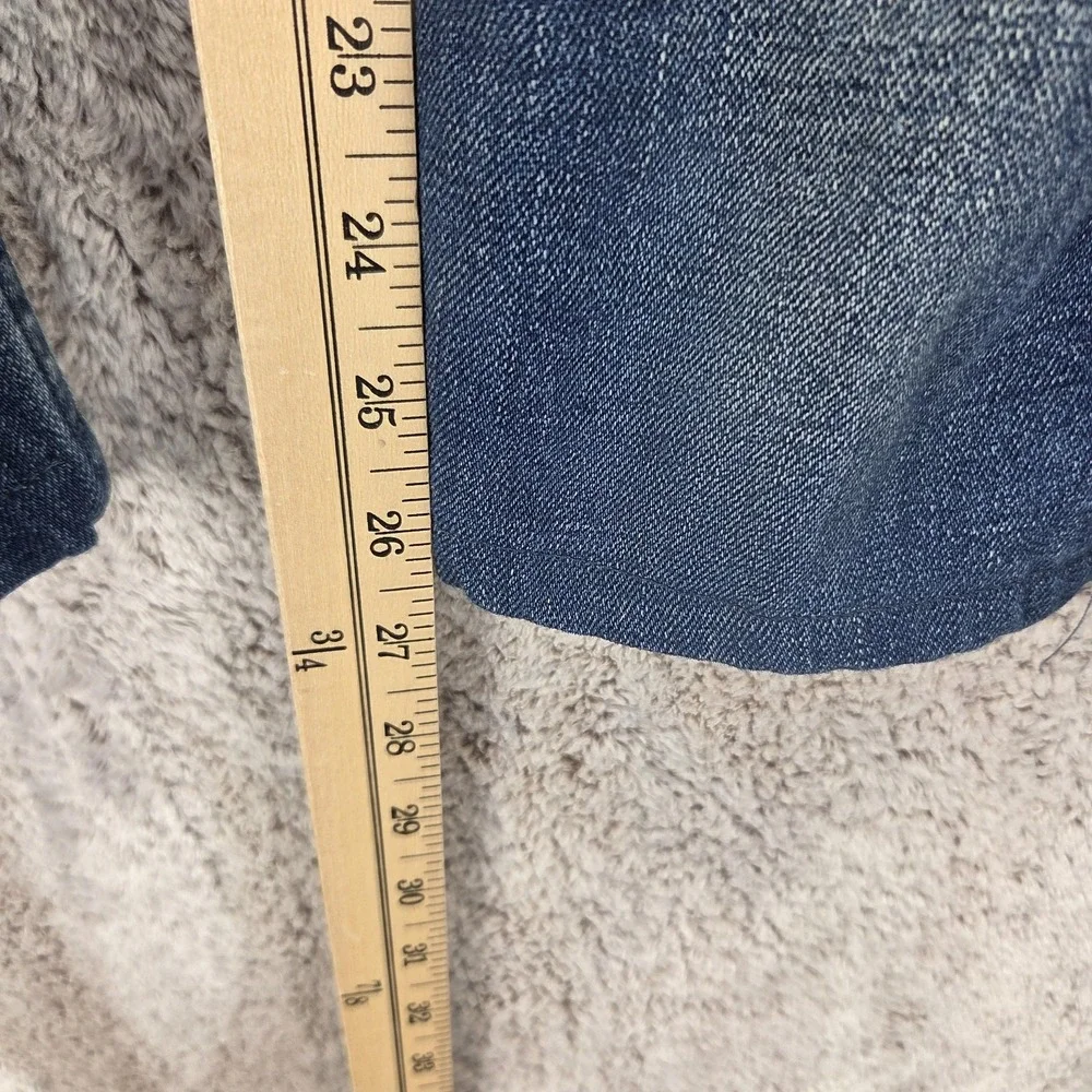 Vintage Levis Blue Star Jeans Mens Blue Buckle Back Engineered Fits 32x26